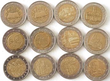  Speciale 2-euro munten Duitsland 2007-2018    beschikbaar voor biedingen