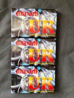 MAXELL UR 90 min - 3 stuks nieuw in verpakking, Cd's en Dvd's, Cassettebandjes, 2 t/m 25 bandjes, Overige genres, Ophalen of Verzenden