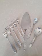 SOLA 8 delig setje met vorkjes taartschep e.d., Antiek en Kunst, Antiek | Bestek, Ophalen of Verzenden