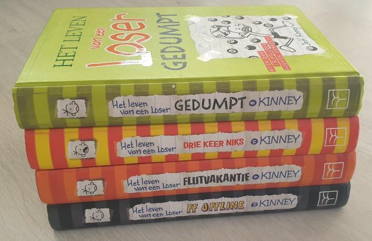 Het leven van een loser boeken - Jeff Kinney, Boeken, Kinderboeken | Jeugd | 10 tot 12 jaar, Zo goed als nieuw, Fictie, Ophalen of Verzenden