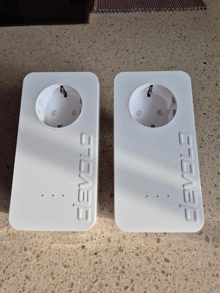 Devolo dLAN 650+ Powerline Adapters - Set van 2, Computers en Software, Powerlines, Gebruikt, Ophalen