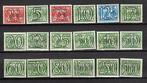164 nvph 356-373 guilloche postfris zie de scans., Postzegels en Munten, Postzegels | Nederland, Ophalen of Verzenden, T/m 1940