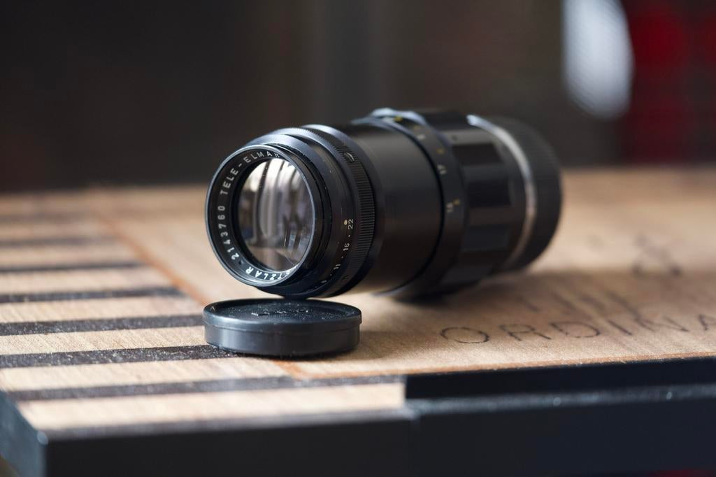 Leica M tele elmar 135mm f4 (leitz wezlar), Ophalen of Verzenden, Zo goed als nieuw, Telelens