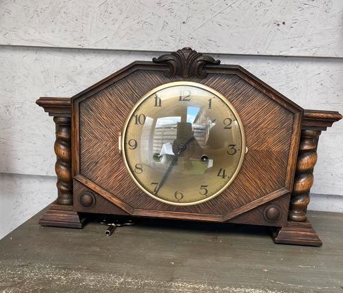 Nette HAC (Hamburg America Clock) pendule, Antiek en Kunst, Antiek | Klokken, Ophalen