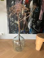 Grote vaas wijnfles gistfles 57 cm, Ophalen, Overige kleuren, 50 tot 75 cm, Glas