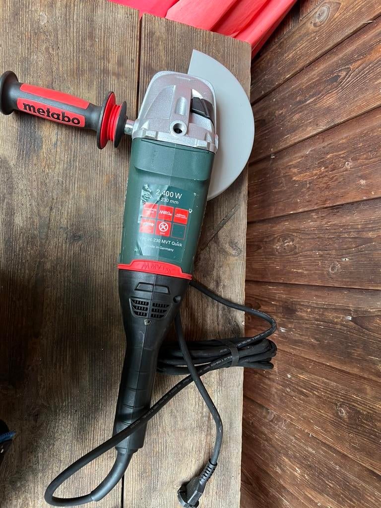 Metabo we24-230mvt slijpmachine, Ophalen, Onbekend, Zo goed als nieuw, Onbekend
