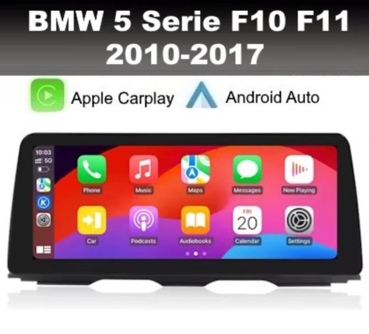 BMW f10 f11 5serie android 14 navigatie 12,3inch carplay dab, Auto diversen, Autoradio's, Nieuw, Ophalen of Verzenden