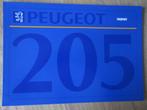 Autofolder : Peugeot 205 Trophy. Folder is nieuw uit 1992., Ophalen of Verzenden, Nieuw, Peugeot