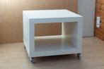 IKEA LACK side table (kubus) op wieltjes, Huis en Inrichting, Tafels | Sidetables, Ophalen, 50 tot 100 cm, Zo goed als nieuw, Modern