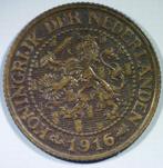 2,5 CENT 1916, Postzegels en Munten, Munten | Nederland, Verzenden, Koningin Wilhelmina, Overige waardes, Losse munt