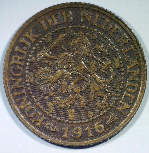 2,5 CENT 1916, Postzegels en Munten, Munten | Nederland, Losse munt, Overige waardes, Koningin Wilhelmina, Verzenden