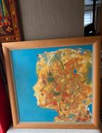 Modern gesigneerd schilderij op canvas, Antiek en Kunst, Ophalen of Verzenden