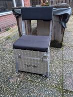 Viskoffer Stabilo met zitje, Watersport en Boten, Hengelsport | Algemeen, Ophalen, Gebruikt