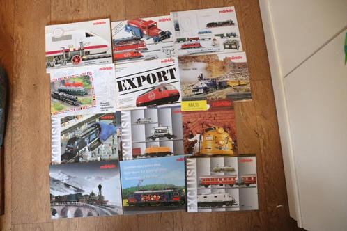 Folders van Märklin uit de jaren negentig, Boeken, Vervoer en Transport, Gelezen, Trein, Ophalen of Verzenden