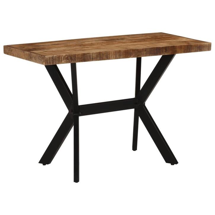 SMALLE Eettafel Anton 110x55x75 cm massief mangohout, Huis en Inrichting, Tafels | Eettafels, Nieuw, 50 tot 100 cm, 100 tot 150 cm