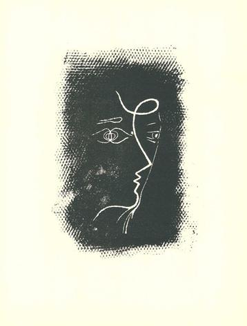 Georges Braque - Profil de Femme - Litho beschikbaar voor biedingen