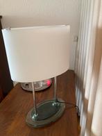 Schemerlamp met glazen voet, Ophalen of Verzenden, Zo goed als nieuw, 50 tot 75 cm