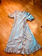 Blauwe wikkeljurk, Maat 42/44 (L), Ophalen of Verzenden, Zo goed als nieuw, Onder de knie