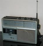 itt camping cassette 110 + transistor radio + ext ingang, Ophalen, Zo goed als nieuw, Radio