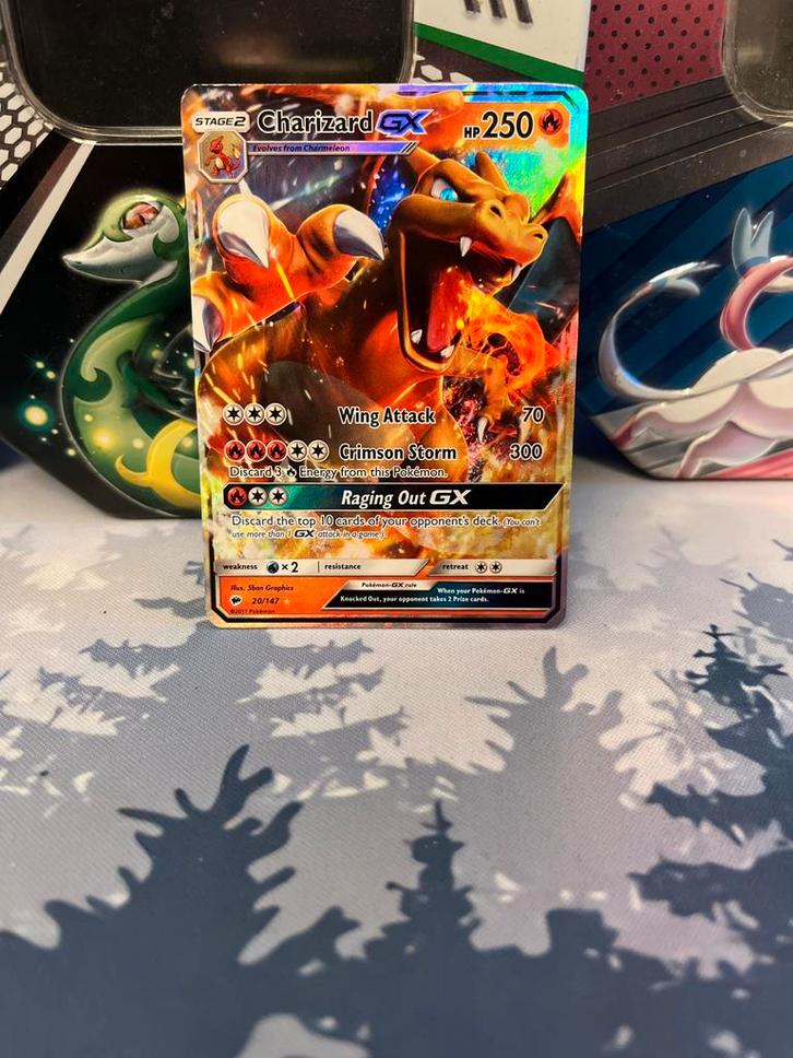 Charizard GX (20/147), Hobby en Vrije tijd, Verzamelkaartspellen | Pokémon, Zo goed als nieuw, Ophalen of Verzenden