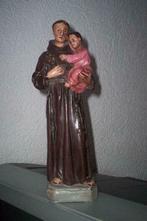 1 religie pater antonius beeld ongeveer 31 cm, Antiek en Kunst, Antiek | Religie, Ophalen