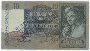 Bankbiljet 10 gulden Nederland beschikbaar voor biedingen