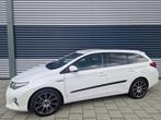 Toyota Auris 1.8 Hybrid Lease Top 5 editie NAP clima navigat, Gebruikt, 4 cilinders, Wit, Bedrijf