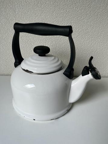 Le Creuset Tradition fluitketel (1,2 liter, wit)