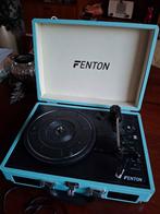 Fenton RP115 Platenspeler - Lichtblauw - Zo Goed Als Nieuw, Ophalen of Verzenden, Zo goed als nieuw, Platenspeler, Overige merken