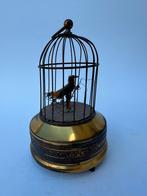 Antieke Zingende Vogelkooi muziekdoos 1930, Ophalen of Verzenden
