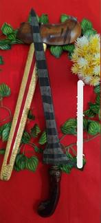 Keris Jalak Ngore Pamor Udan Liris Wengkon Surakarta KGU33, Antiek en Kunst, Verzenden