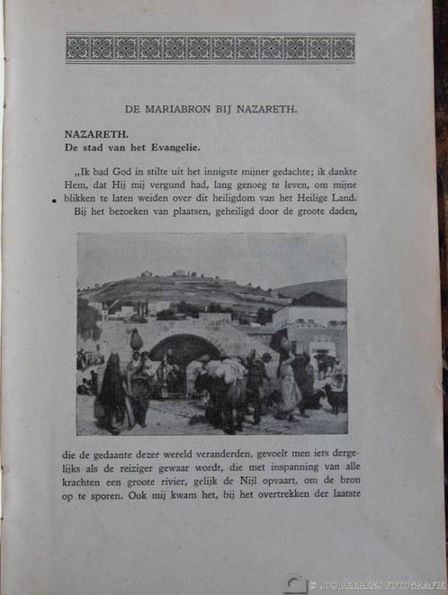 schoolplaat boekje Mariabron bij Nazareth, Antiek en Kunst, Antiek | Schoolplaten, Overige thema's, Verzenden