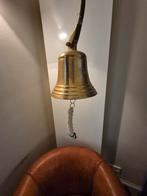 Grote Scheepsbel met Inscriptie, Ophalen of Verzenden, Brons