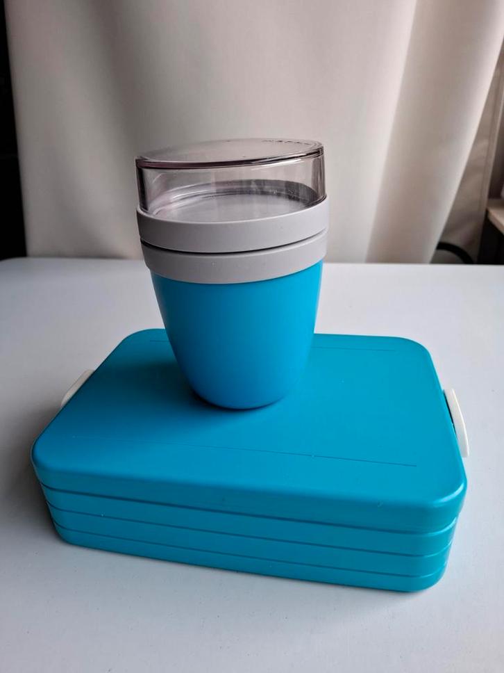 Rösti Mepal ontbijt beker + lunchbox, Huis en Inrichting, Keuken | Keukenbenodigdheden, Gebruikt, Ophalen of Verzenden