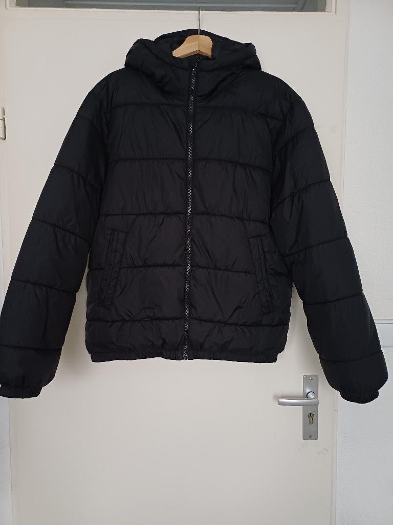 Jas H&M, Maat 52/54 (L), Zwart, Ophalen of Verzenden, Zo goed als nieuw