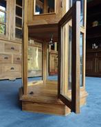 Vitrinekast | Hexagon | Display | Winkelkast | Vitrine #2177, Niet ingevuld, Niet ingevuld, Teakhout, 150 tot 200 cm