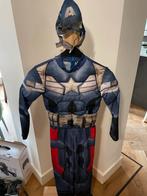 Verkleedpak Captain America met masker, Ophalen of Verzenden, Zo goed als nieuw, 122 t/m 128, Jongen of Meisje