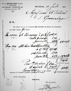 P. A. BRONKHORST & Co EFFECTEN ROTTERDAM 11 JULI 1911, Verzenden, 10 gulden