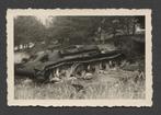 WOII foto: Zwaar vernietigde Russische T-34 1941, Verzenden, Landmacht, Duitsland, Foto of Poster