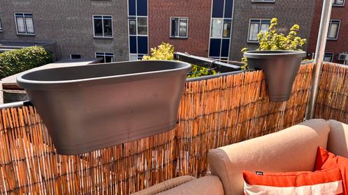 5x Elho plantenbak/ bloembak voor het balkon, Tuin en Terras, Bloembakken en Plantenbakken, Zo goed als nieuw, Kunststof, Balkon
