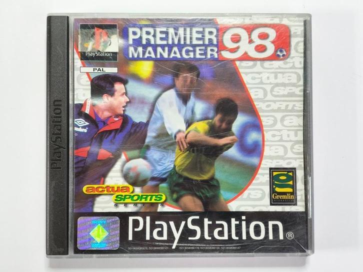 Premier Manager 98 - PlayStation - PAL - Compleet, Spelcomputers en Games, Games | Sony PlayStation 1, Zo goed als nieuw, Sport