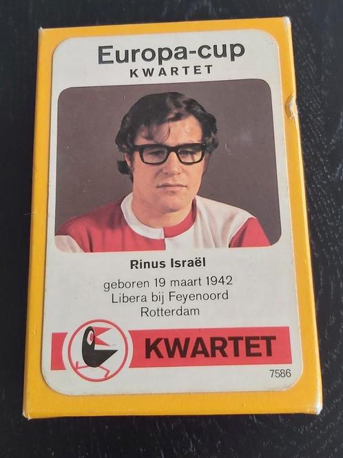 Vintage Europa-cup kwartetspel, Verzamelen, Speelkaarten, Jokers en Kwartetten, Zo goed als nieuw, Kwartet(ten), Ophalen