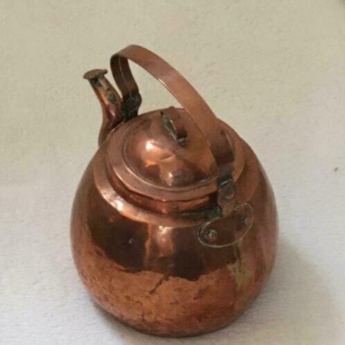 Waterketel, roodkoper, ca. 2 liter - Antiek 19e eeuw, Antiek en Kunst, Antiek | Koper en Brons, Koper, Verzenden