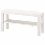 Ikea lack tv meubel wit en zwart, Ophalen, Gebruikt, 50 tot 100 cm, Overige houtsoorten