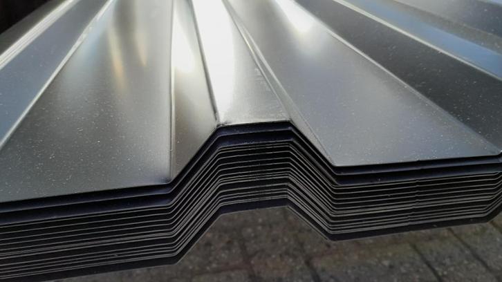Damwand Dakplaat Antraciet 3 en 4 m lang Dakpanplaat, Doe-het-zelf en Verbouw, Platen en Panelen, Nieuw, Overige materialen, Minder dan 20 mm
