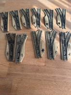 Märklin Setje handwissels HO wisselstroom ( zie tekst), Wisselstroom, Gebruikt, Rails, Ophalen of Verzenden
