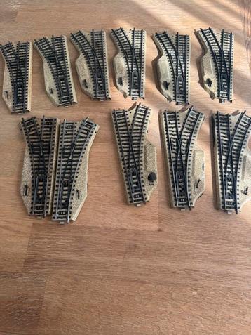 Märklin Setje handwissels HO wisselstroom ( zie tekst) beschikbaar voor biedingen