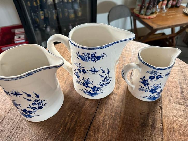 Boch Frères Grand Bouquet Set: Kannetjes & Schaal Aardewerk, Antiek en Kunst, Antiek | Keramiek en Aardewerk, Ophalen