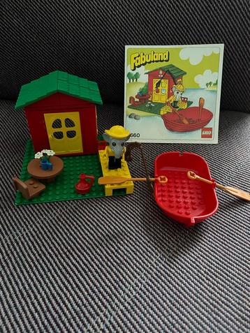 Vintage Lego Fabuland nr. 3660 - Fishermans cottage. beschikbaar voor biedingen