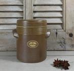 Digoin Sarreguemines olijven pot grès pot met deksel, Antiek en Kunst, Ophalen of Verzenden